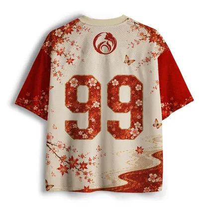 Tokyo-Tiger Elegant Cat Geisha Mesh Jersey