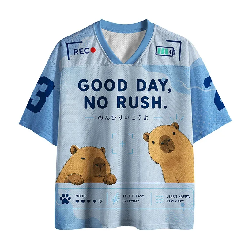 Tokyo-Tiger Lazy Capybara Mesh Jersey Sale