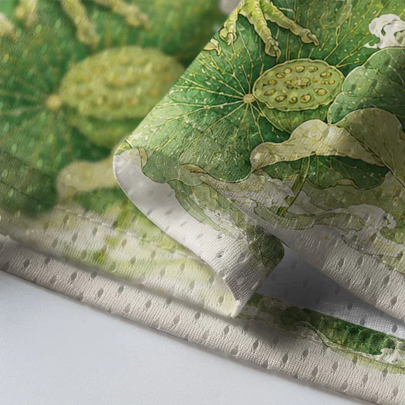 Tokyo-Tiger Elegant And Gorgeous Frog Mesh Jersey