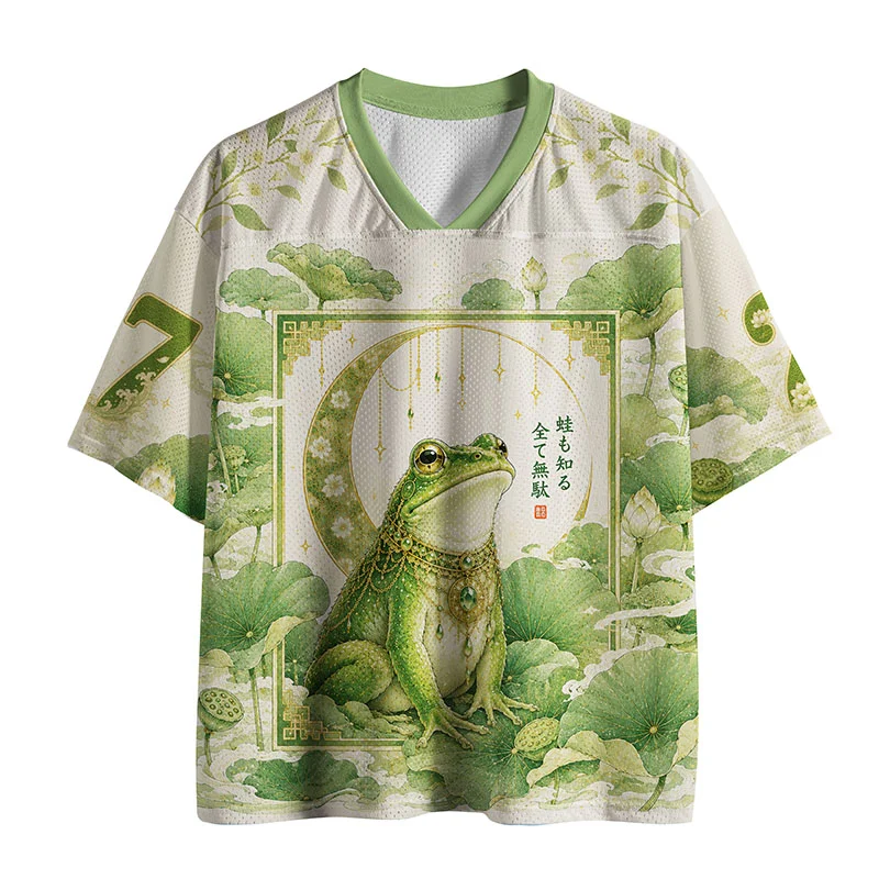Tokyo-Tiger Elegant And Gorgeous Frog Mesh Jersey