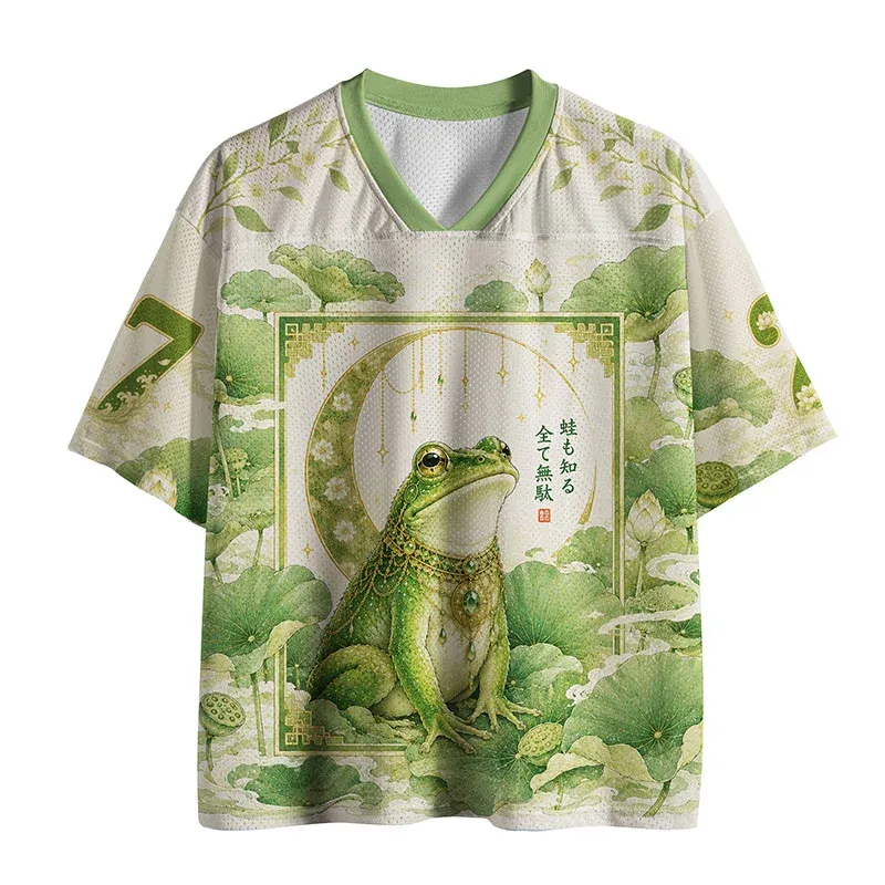 Tokyo-Tiger Elegant And Gorgeous Frog Mesh Jersey Sale