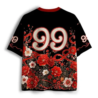 Tokyo-Tiger Black Cat Bring Good Luck Mesh Jersey