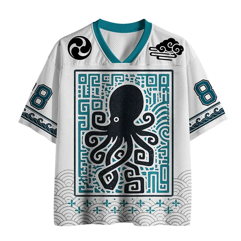 Tokyo-Tiger Maze Octopus Mesh Jersey Sale