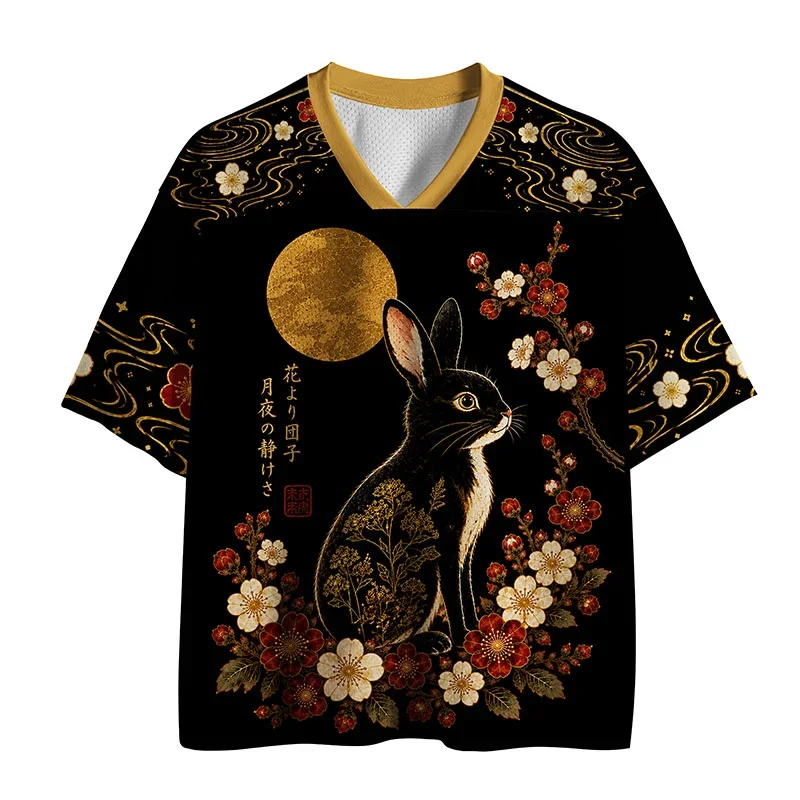 Tokyo-Tiger Rabbit Under The Moon Mesh Jersey