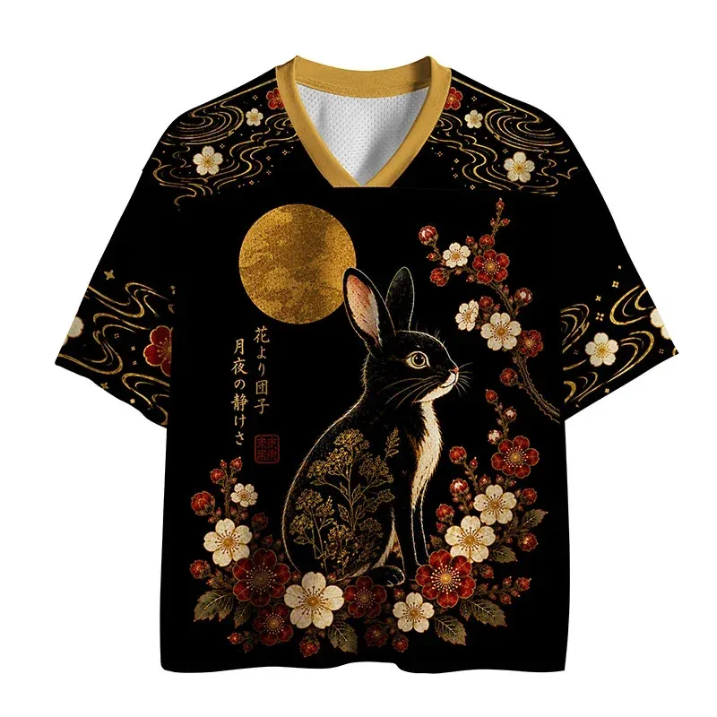 Tokyo-Tiger Rabbit Under The Moon Mesh Jersey Sale