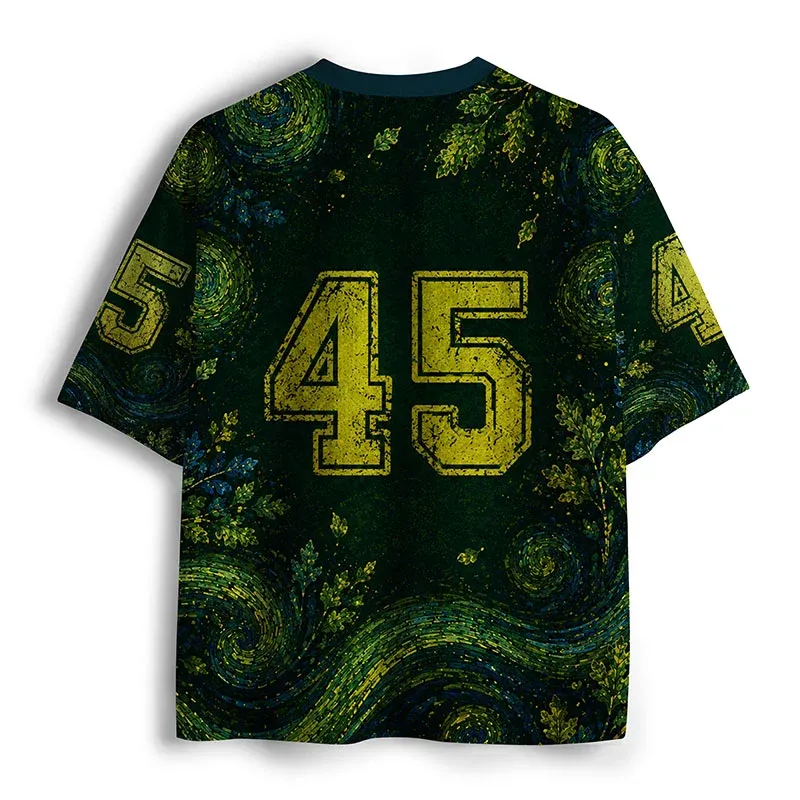 Tokyo-Tiger Psychedelic Owl Mesh Jersey