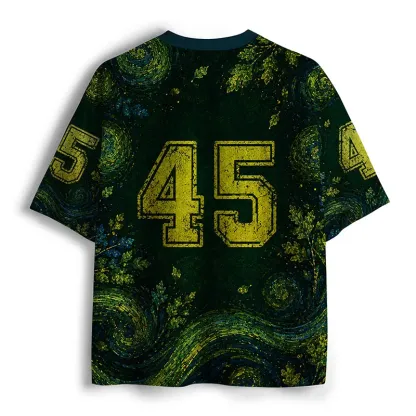 Tokyo-Tiger Psychedelic Owl Mesh Jersey