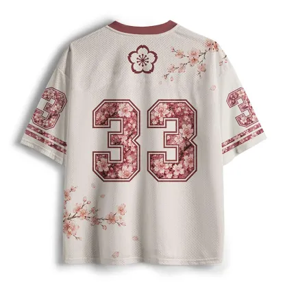Tokyo-Tiger Skeleton Geisha Is Waiting For Someone Mesh Jersey