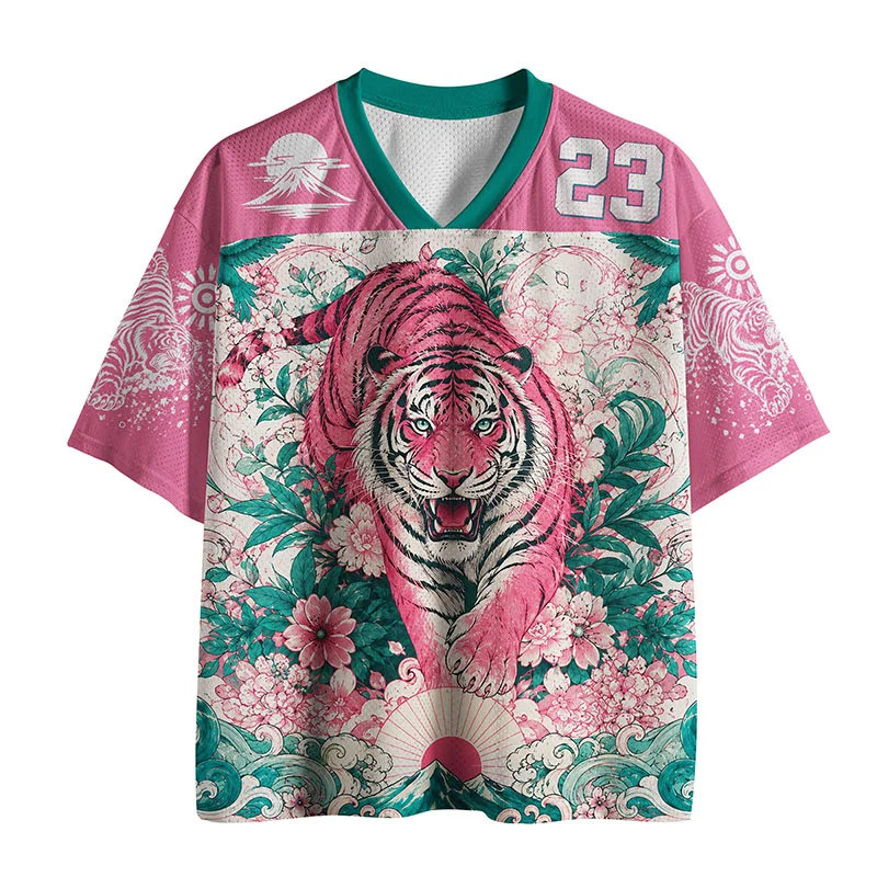 Tokyo-Tiger Pink Tiger Japan Mesh Jersey