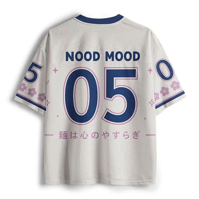 Tokyo-Tiger Octopus Eating Japan Ramen Mesh Jersey