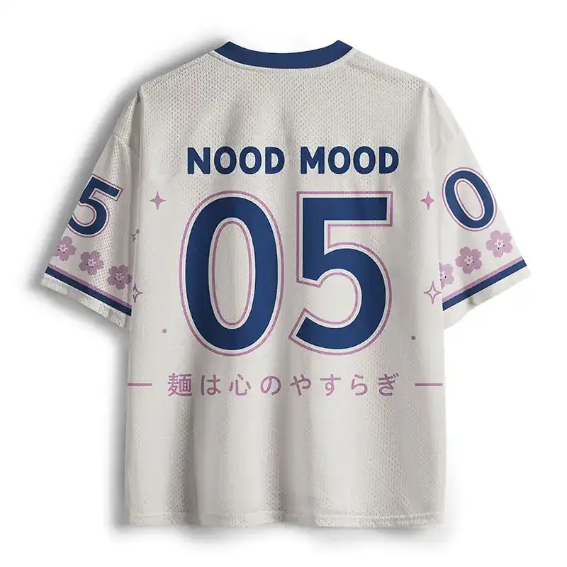 Tokyo-Tiger Octopus Eating Japan Ramen Mesh Jersey
