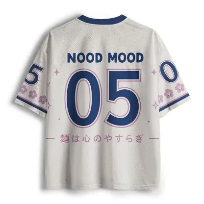 Tokyo-Tiger Octopus Eating Japan Ramen Mesh Jersey