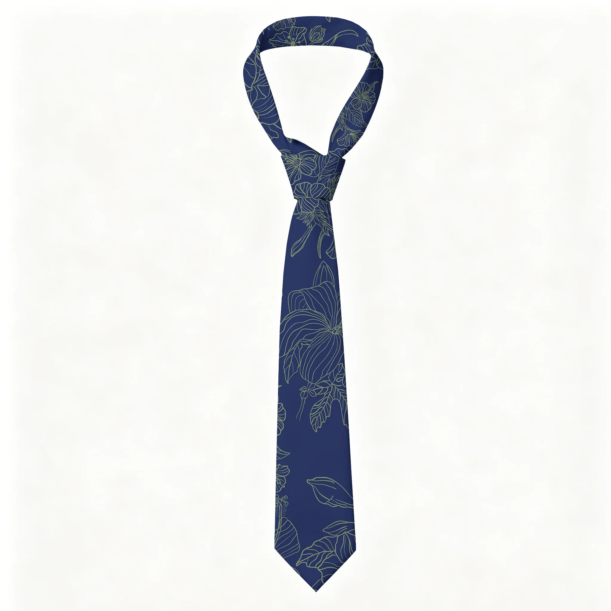Tokyo-Tiger The Artistic Beauty Of Flowers Necktie
