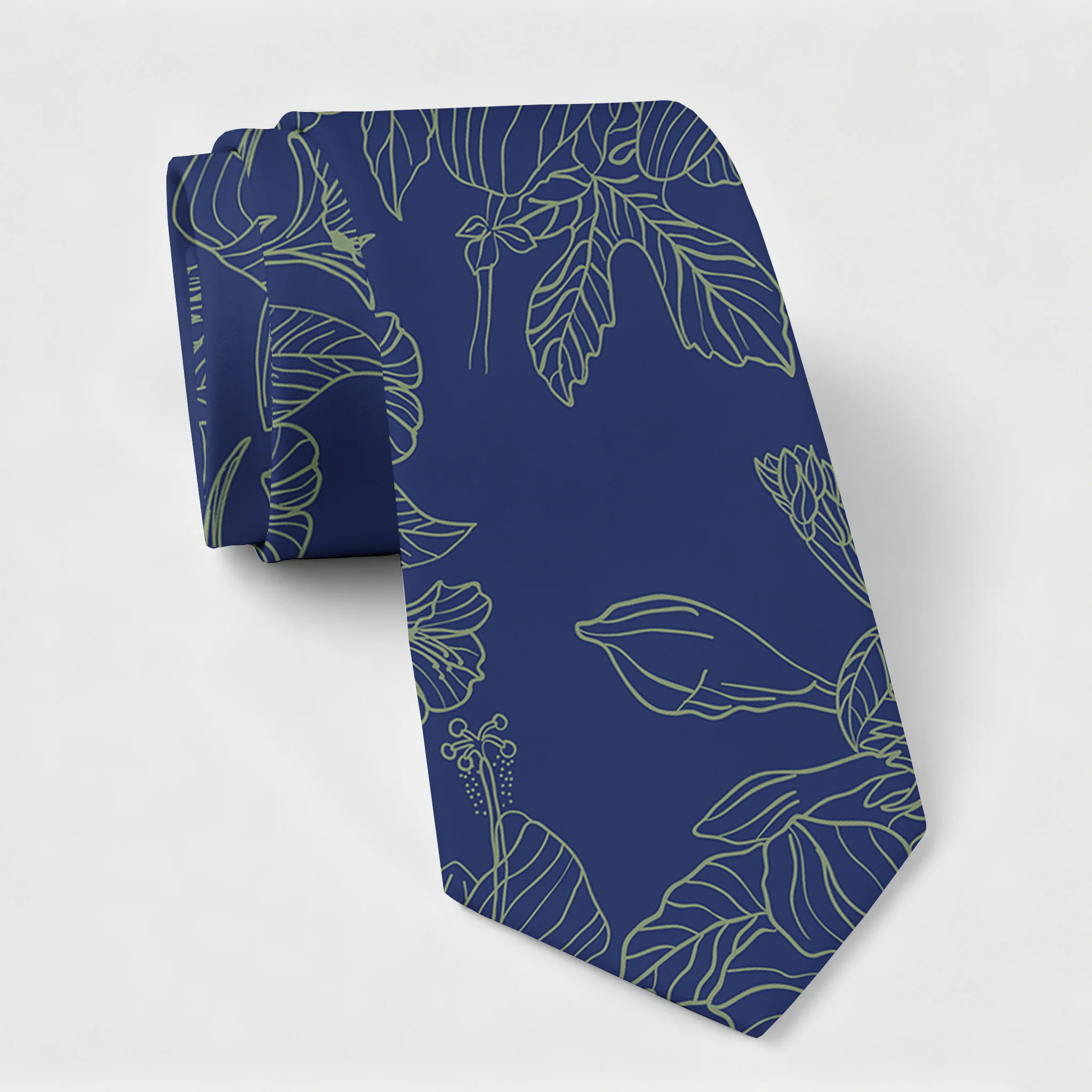 Tokyo-Tiger The Artistic Beauty Of Flowers Necktie