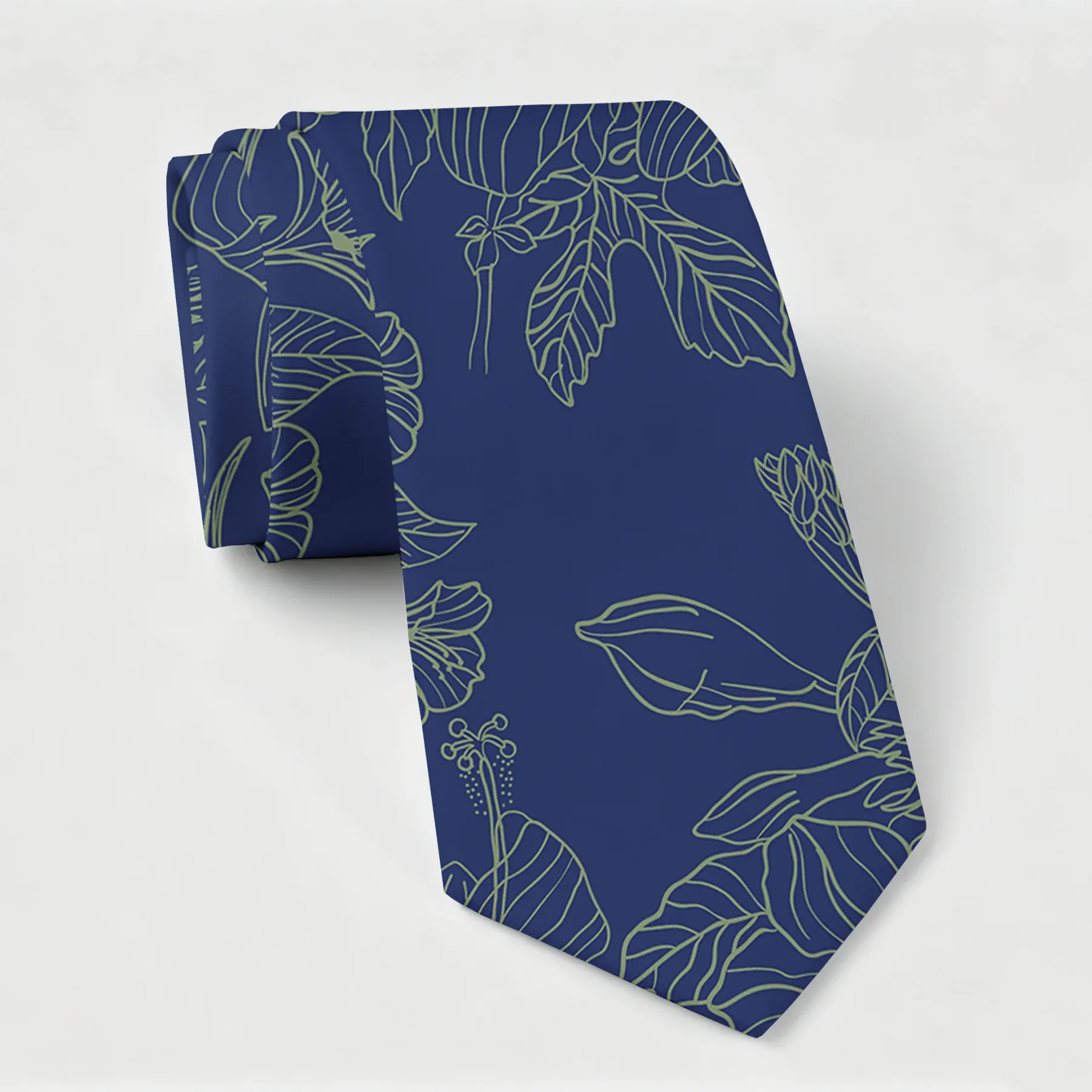 Tokyo-Tiger The Artistic Beauty Of Flowers Necktie