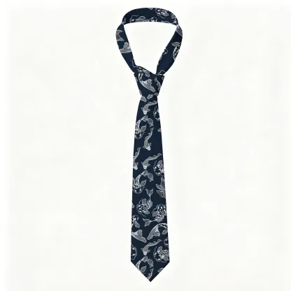 Tokyo-Tiger Japanese Koi Necktie