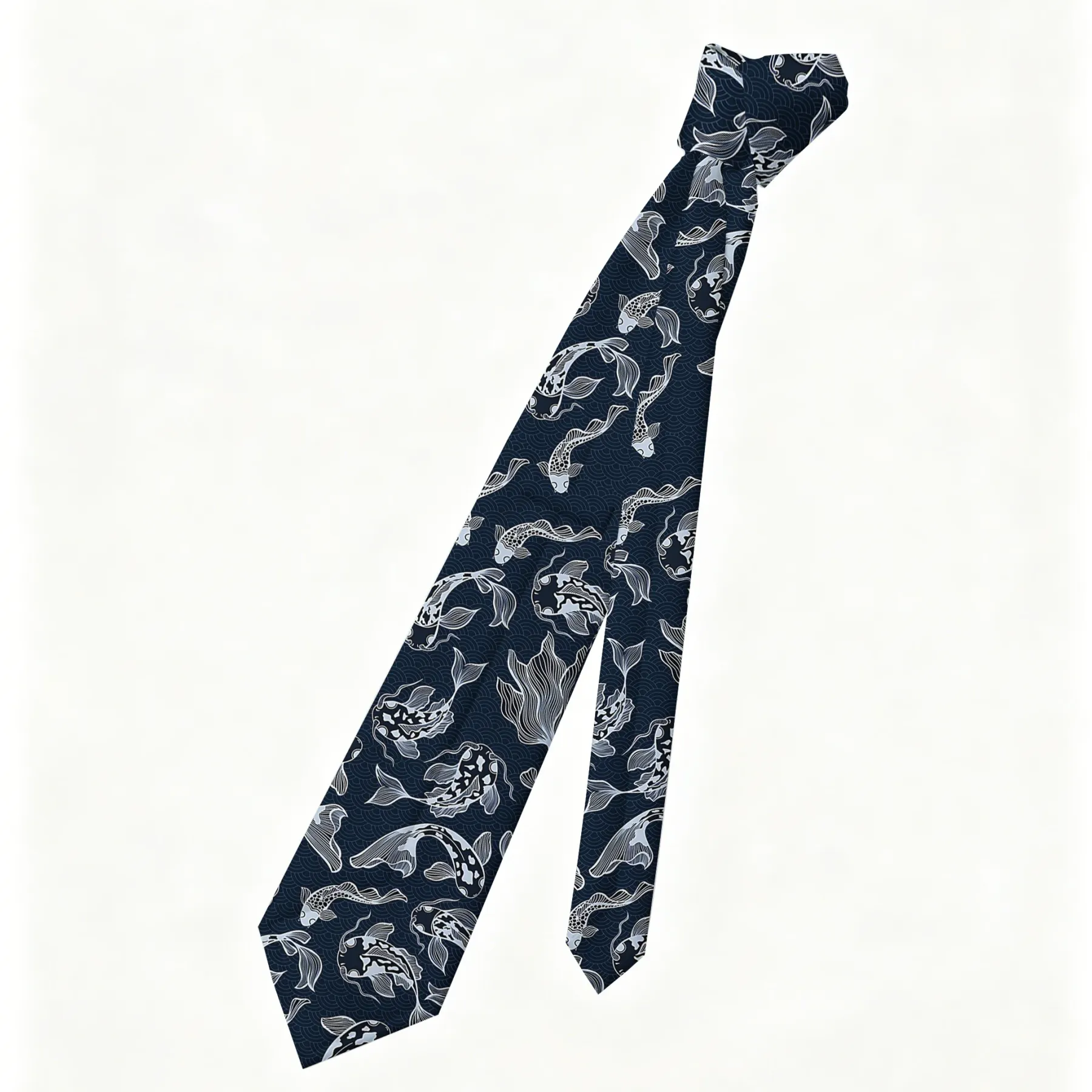 Tokyo-Tiger Japanese Koi Necktie