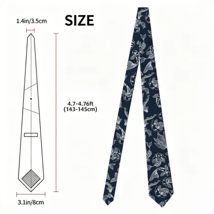 Tokyo-Tiger Japanese Koi Necktie