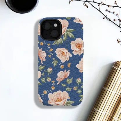 Tokyo-Tiger Flowers In The Waves Phone Case