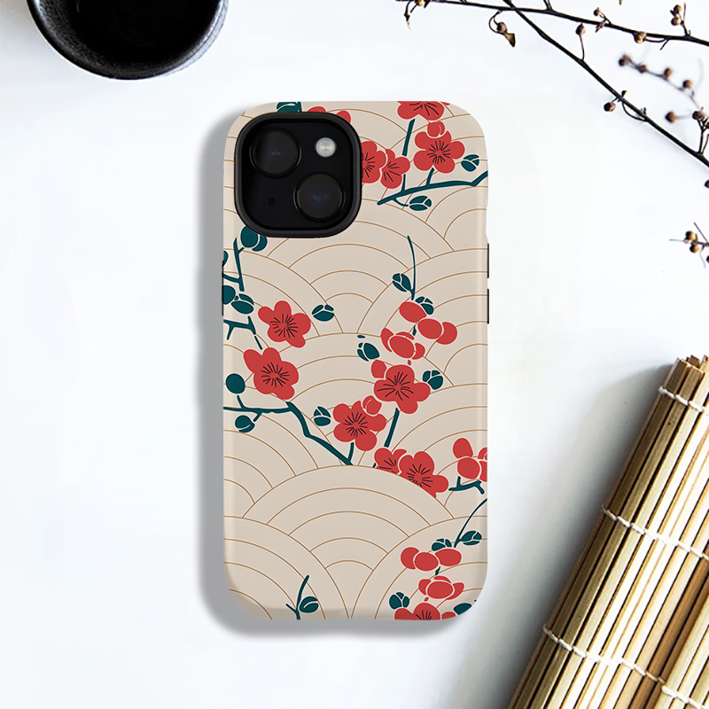 Tokyo-Tiger Blossom Wave Phone Case