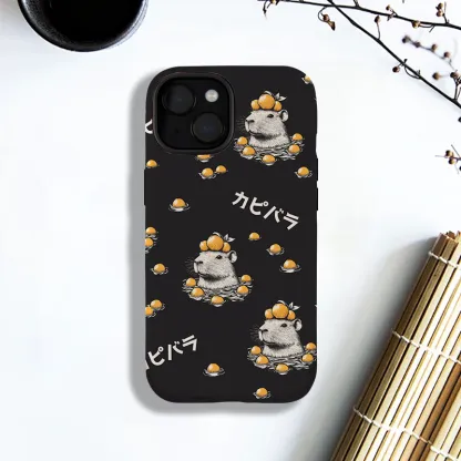 Tokyo-Tiger Cute Capybara And Lemon Phone Case