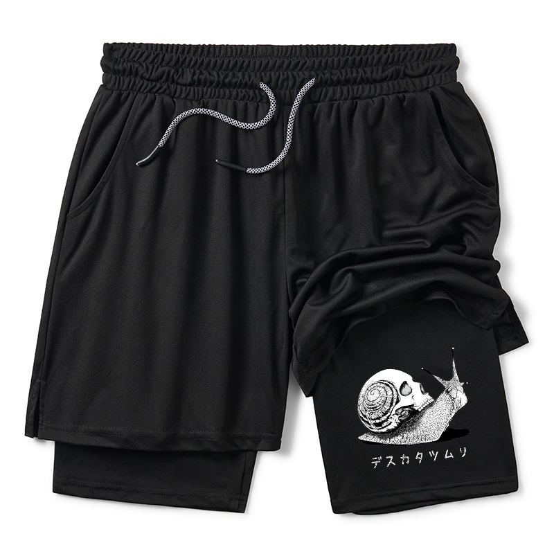 Tokyo-Tiger Death Snail Manga Training Shorts