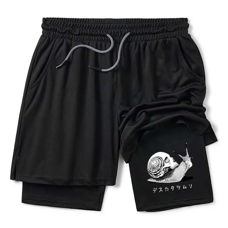 Tokyo-Tiger Death Snail Manga Training Shorts