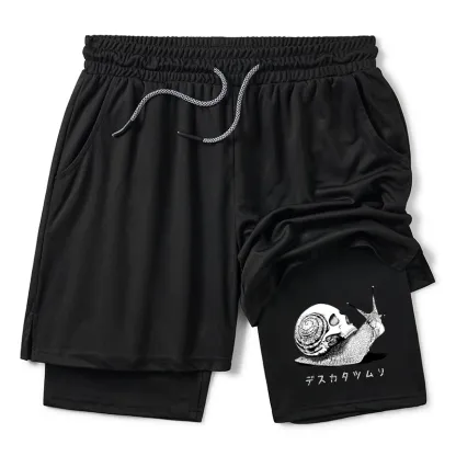 Tokyo-Tiger Death Snail Manga Training Shorts
