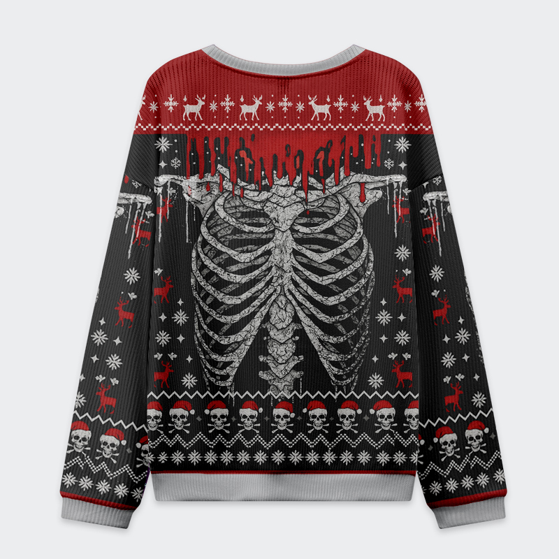 Tokyo-Tiger Deadly Festive Vibes Christmas Ugly Sweatshirt