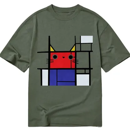 Tokyo-Tiger Abstract Art Cat Classic T-Shirt