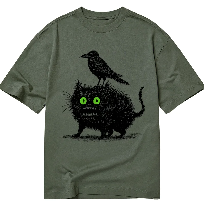 Tokyo-Tiger Crow And Black Cat Classic T-Shirt