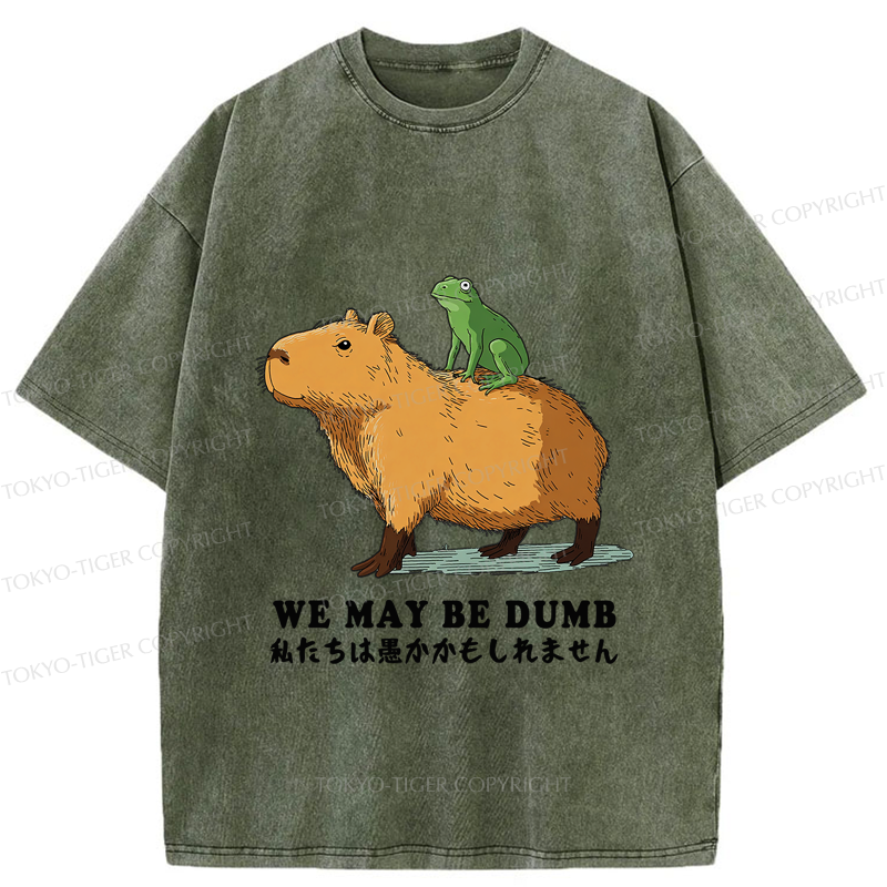 Tokyo-Tiger Dumb & Dumber Duo Washed T-Shirt