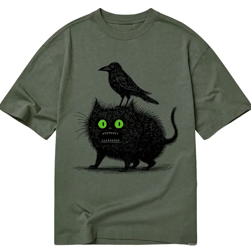 Tokyo-Tiger Crow And Black Cat Classic T-Shirt