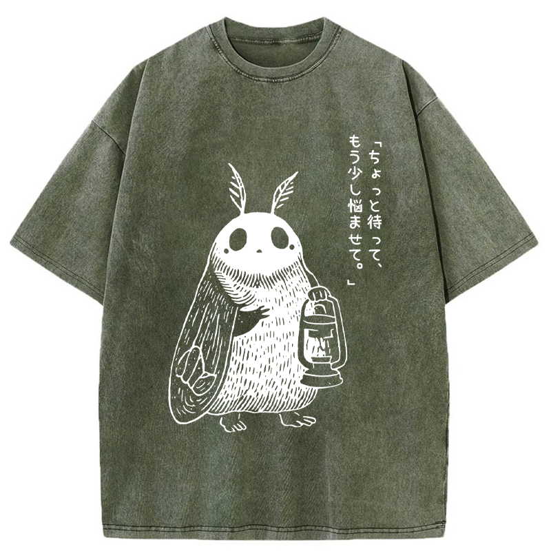 Tokyo-Tiger Moth of Overthinking Washed T-Shirt
