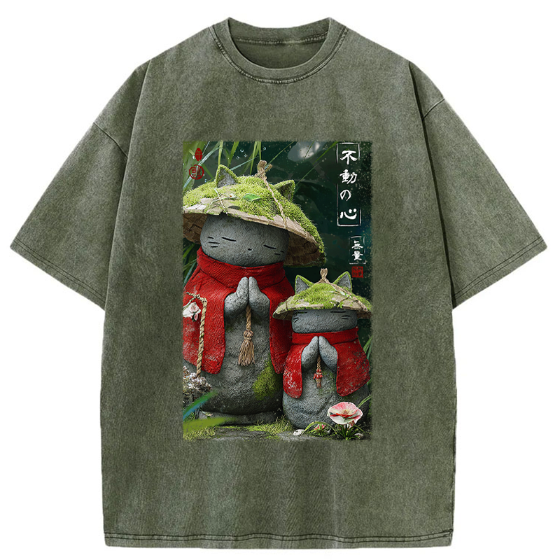 Tokyo-Tiger Zen Guardians Washed T-Shirt