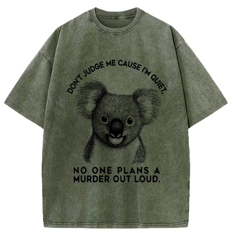 Tokyo-Tiger Koala：Quiet Minds, Big Plans Washed T-Shirt