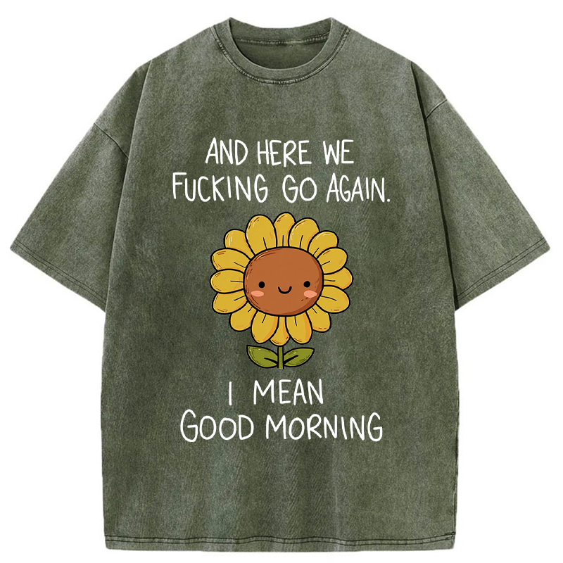 Tokyo-Tiger Here We Go Again Washed T-Shirt