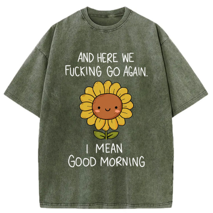 Tokyo-Tiger Here We Go Again Washed T-Shirt