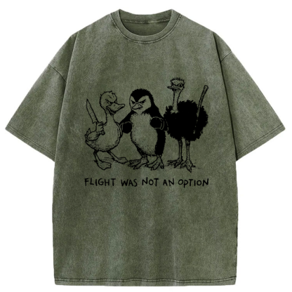 Tokyo-Tiger No Wings, No Problem Washed T-Shirt