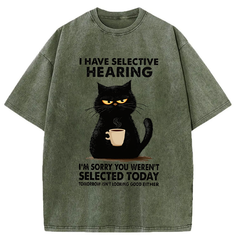 Tokyo-Tiger Not Selected Today Washed T-Shirt