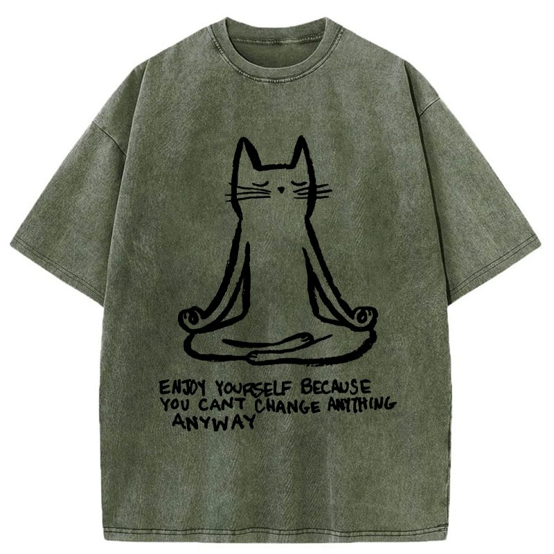 Tokyo-Tiger Can't Change, Just Chill Washed T-Shirt