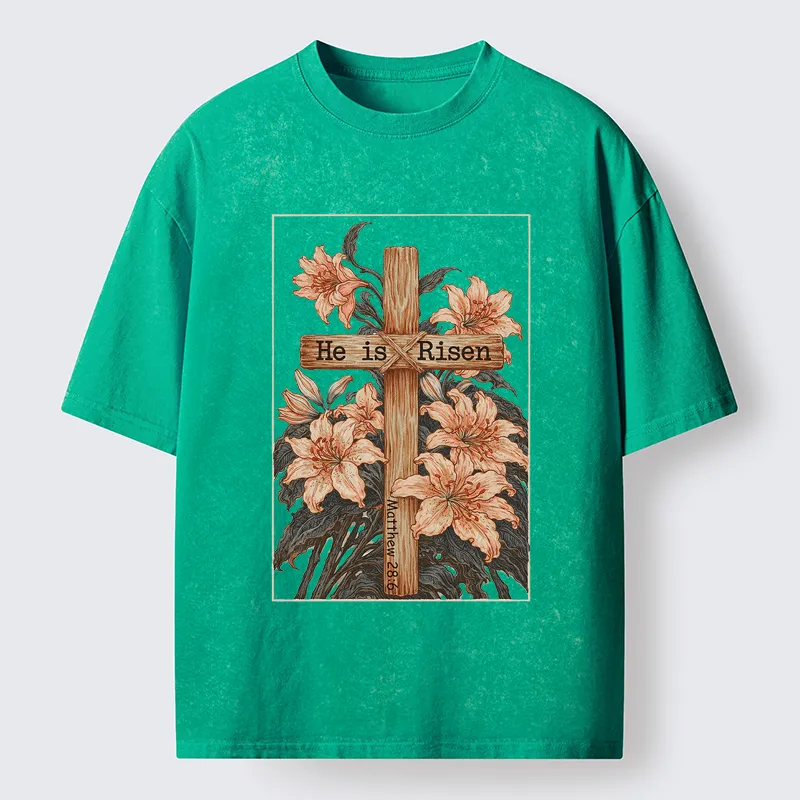 Tokyo-Tiger The Resurrection Lily Washed T-Shirt