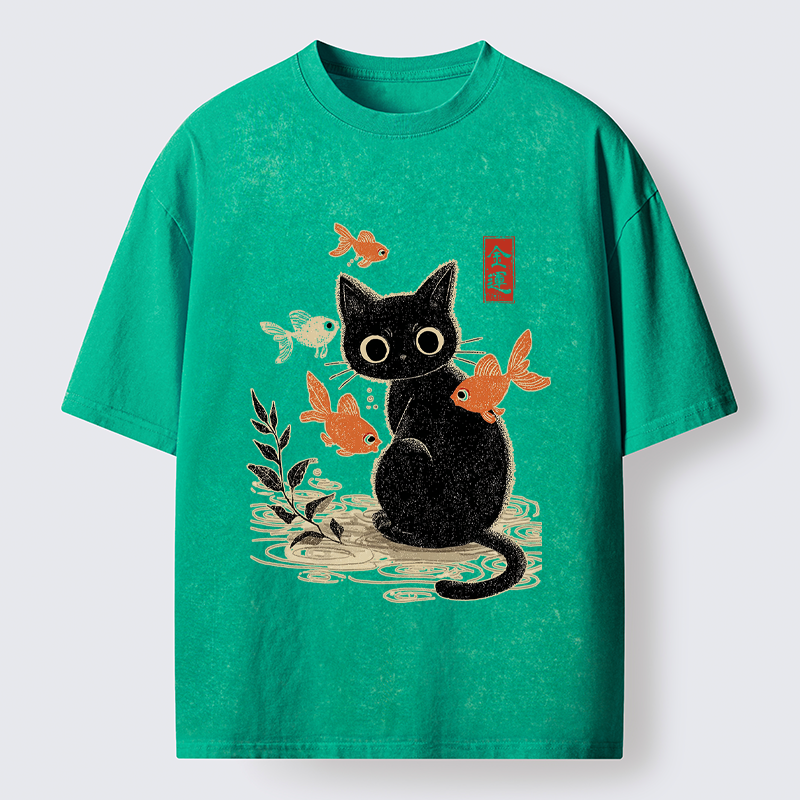 Tokyo-Tiger Paws of Prosperity Washed T-Shirt