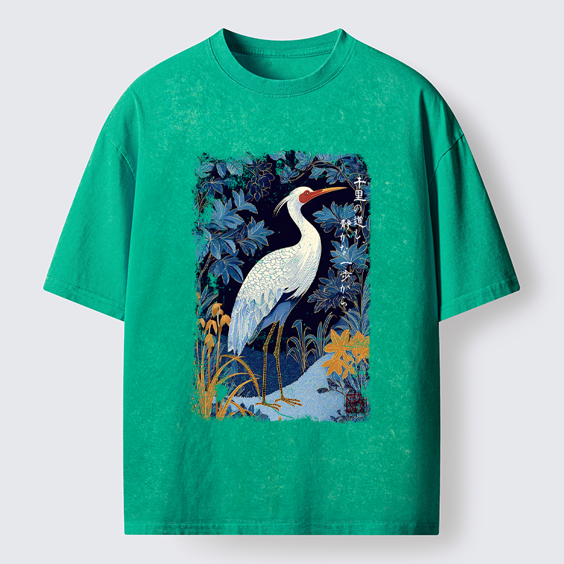 Tokyo-Tiger The Journey of a Thousand Miles Washed T-Shirt