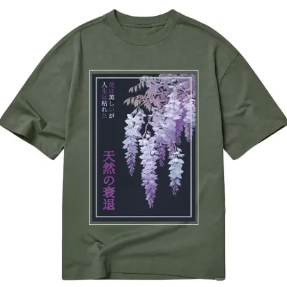 Tokyo-Tiger Wisteria Jpanese Flowers Poster Classic T-Shirt