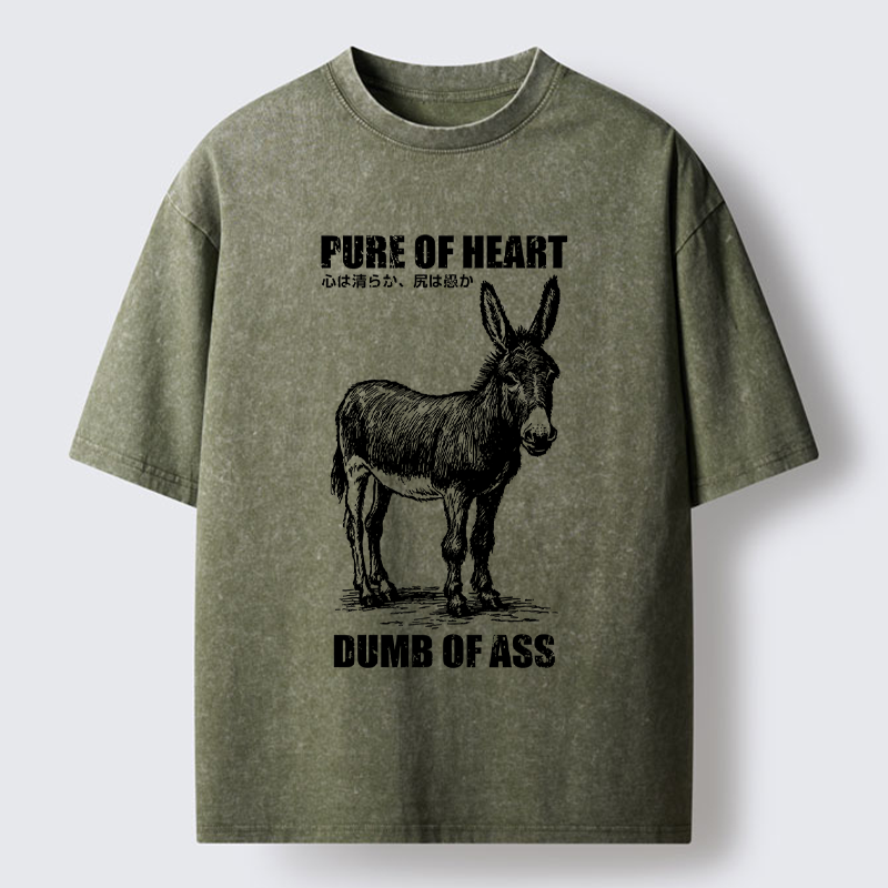 Tokyo-Tiger Good Heart, Empty Head Washed T-Shirt