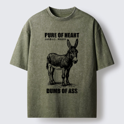 Tokyo-Tiger Good Heart, Empty Head Washed T-Shirt