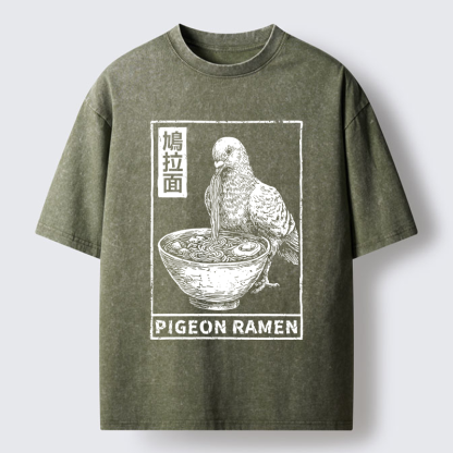 Tokyo-Tiger The Ramen Dove Washed T-Shirt