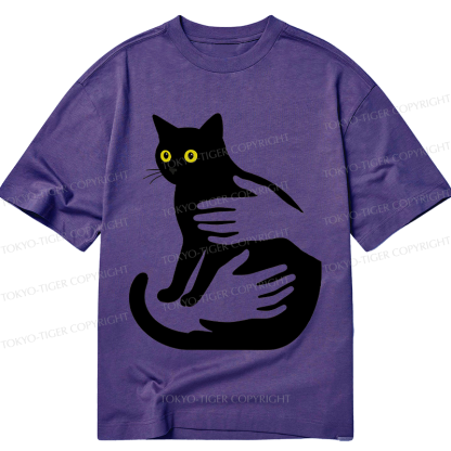 Tokyo-Tiger Hug A Black Cat Classic T-Shirt