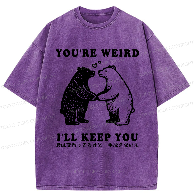 Tokyo-Tiger Forever Weird, Forever Yours Washed T-Shirt